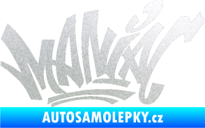 Samolepka Maniac - graffiti pískované sklo