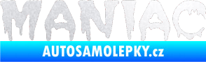Samolepka Maniac 001 pískované sklo