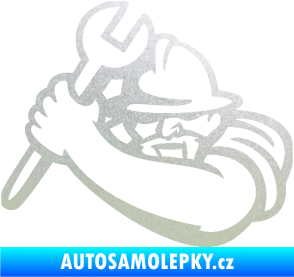 Samolepka Mechanik 001 levá pískované sklo