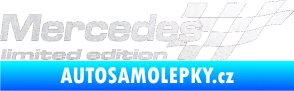 Samolepka Mercedes limited edition pravá pískované sklo