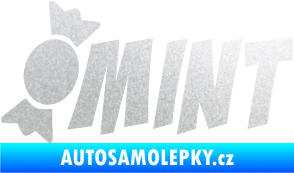 Samolepka Mint bonbón pískované sklo