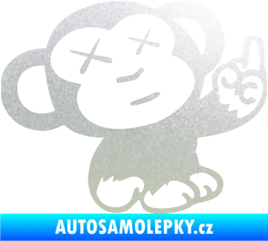 Samolepka Monkey Fuck Off JDM pravá pískované sklo
