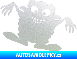 Samolepka Monstrum 001 pravá pískované sklo