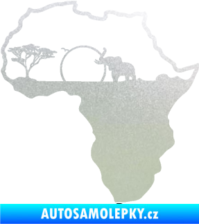 Samolepka Motiv Afrika 002 slon pískované sklo