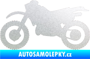 Samolepka Motorka 003 levá pískované sklo