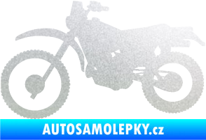 Samolepka Motorka 046 levá pískované sklo