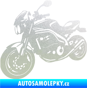 Samolepka Motorka 055 levá pískované sklo