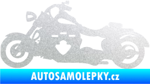 Samolepka Motorka 056 levá pískované sklo