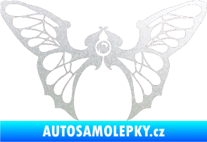 Samolepka Motýl 001 pravá pískované sklo