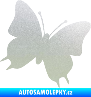 Samolepka Motýl 007 pravá pískované sklo