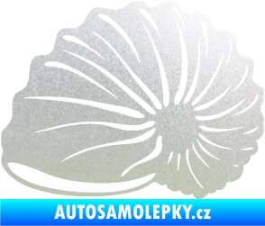 Samolepka Mušle 002 levá ulita pískované sklo