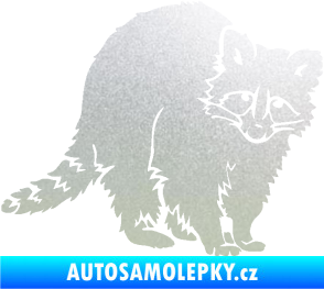 Samolepka Mýval 002 pravá pískované sklo