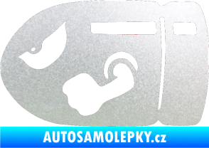 Samolepka Náboj 001 levá pískované sklo
