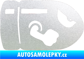 Samolepka Náboj 001 pravá pískované sklo