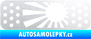 Samolepka Náplast 002 levá pískované sklo