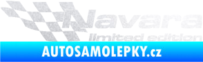 Samolepka Navara limited edition levá pískované sklo