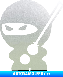 Samolepka Ninja baby 001 levá pískované sklo