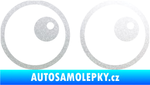 Samolepka Oči 006 pravá pískované sklo