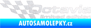 Samolepka Octavia limited edition levá pískované sklo