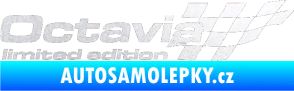 Samolepka Octavia limited edition pravá pískované sklo