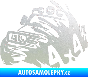 Samolepka Off Road 002 levá 4x4 pískované sklo