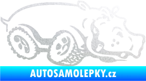 Samolepka Off Road 006 pravá hroch pískované sklo