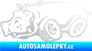 Samolepka Off Road 006 levá hroch pískované sklo