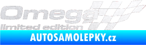 Samolepka Omega limited edition pravá pískované sklo