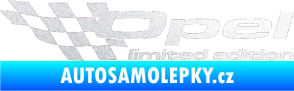 Samolepka Opel limited edition levá pískované sklo