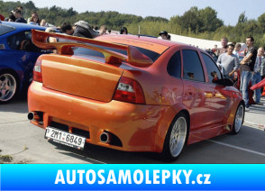 Samolepka Opel Vectra B - zadní pískované sklo