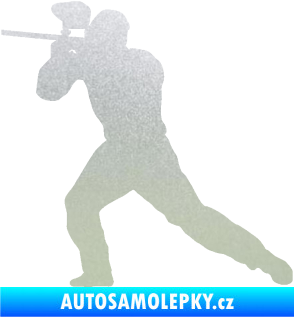 Samolepka Paintball 006 levá pískované sklo