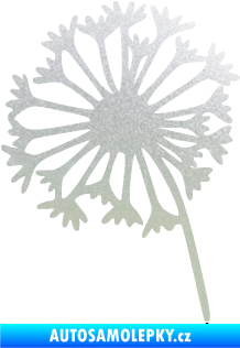 Samolepka Pampeliška 002 levá odkvetlá pískované sklo