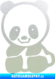 Samolepka Panda 009 levá baby pískované sklo