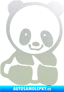 Samolepka Panda 009 pravá baby pískované sklo