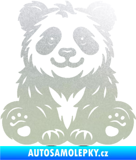 Samolepka Panda 013 levá spokojená pískované sklo
