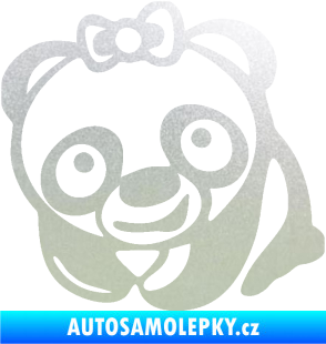 Samolepka Panda baby levá pískované sklo