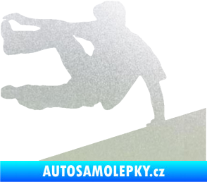 Samolepka Parkour 001 levá pískované sklo