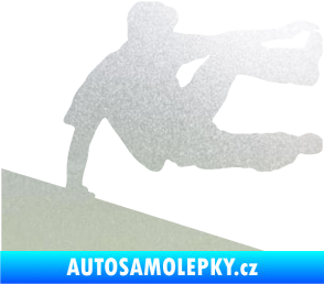 Samolepka Parkour 001 pravá pískované sklo