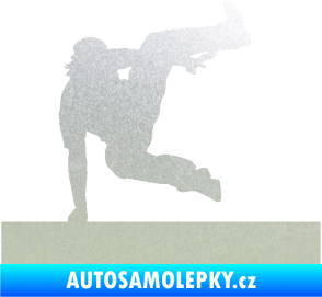 Samolepka Parkour 002 pravá pískované sklo
