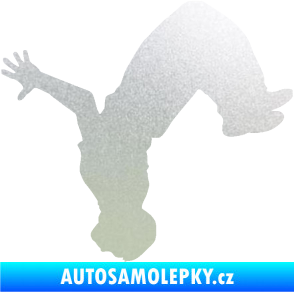 Samolepka Parkour 003 levá pískované sklo