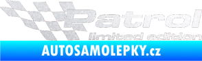Samolepka Patrol limited edition levá pískované sklo