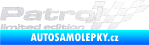 Samolepka Patrol limited edition pravá pískované sklo