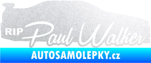 Samolepka Paul Walker 005 RIP pískované sklo