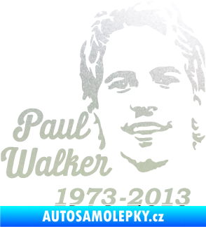 Samolepka Paul Walker 007 RIP pískované sklo