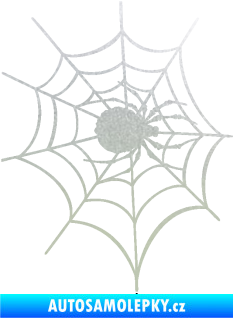 Samolepka Pavouk 016 pravá s pavučinou pískované sklo