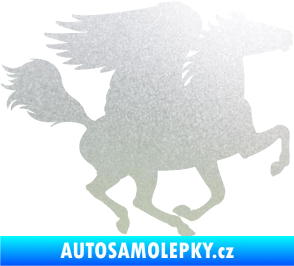 Samolepka Pegas 001 pravá okřídlený kůň pískované sklo