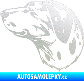 Samolepka Pes 002 levá Dalmatin pískované sklo