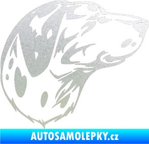 Samolepka Pes 002 pravá Dalmatin pískované sklo