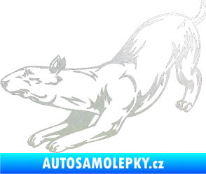 Samolepka Pes 009 levá pískované sklo