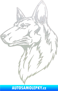 Samolepka Pes 019 levá pískované sklo